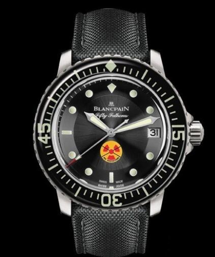 Blancpain Fifty Fathoms 'Tribute to Fifty Fathoms' Replica Watch 5015B 1130 52 Steel - Sail Canvas Strap